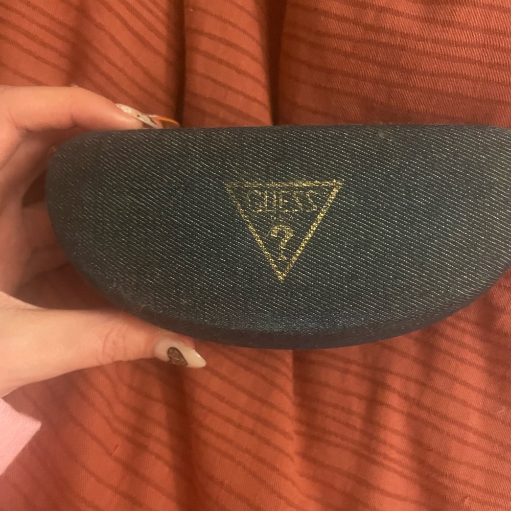 Guess extremely rare impossible to find 30th anniversary Denim Sunglasses w/Case